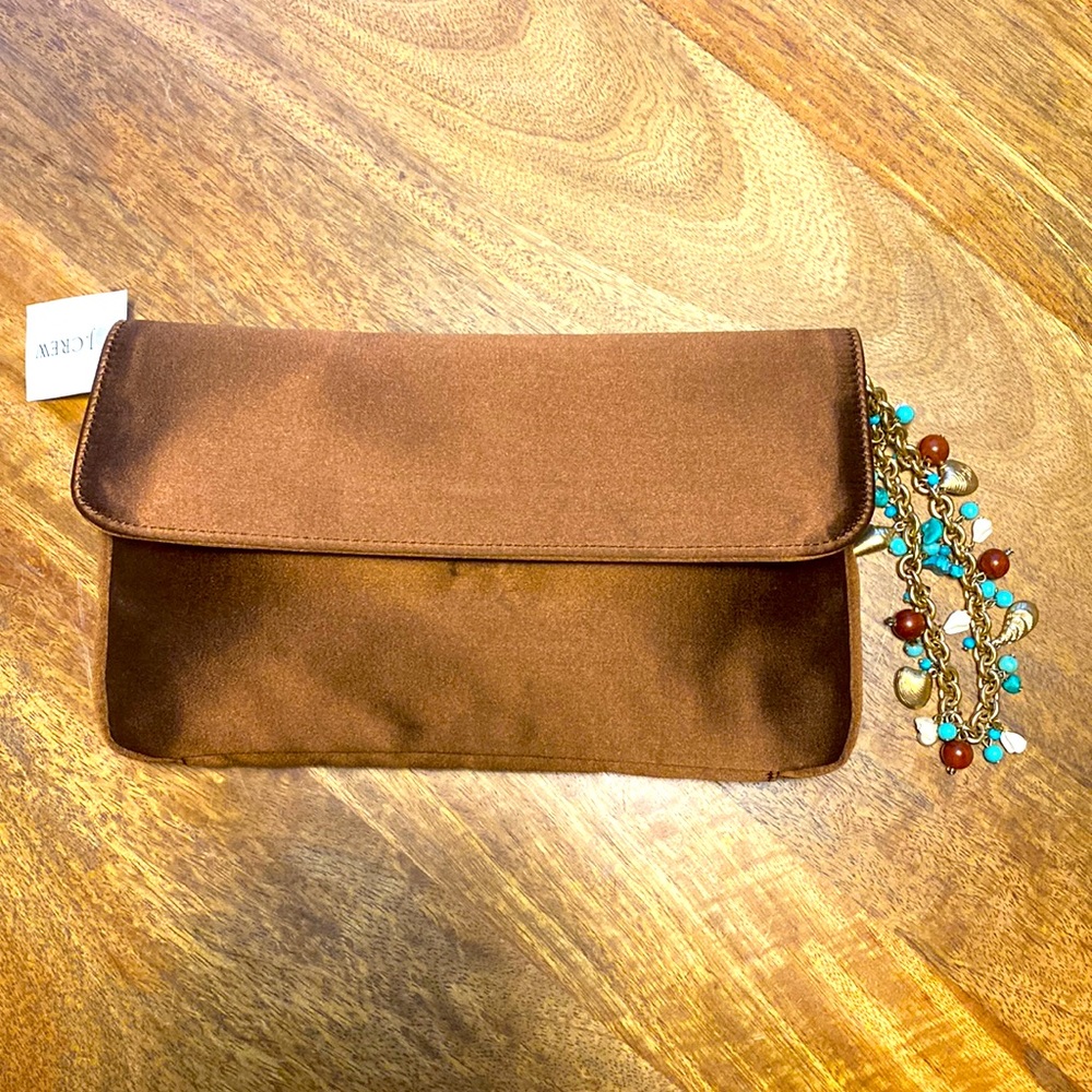 J Crew - pretty satin clutch for that evening out…